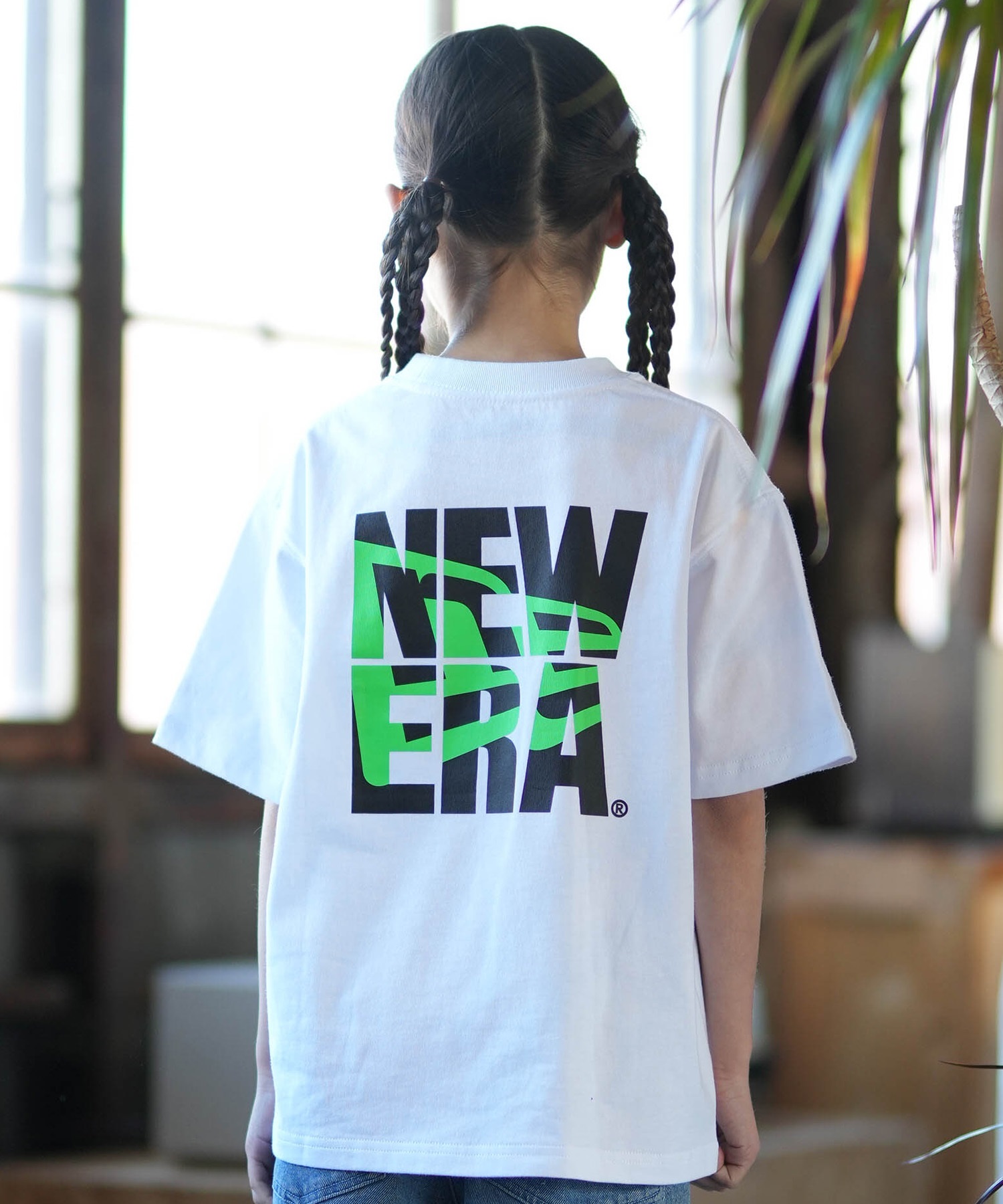 NEW ERA ニューエラ 半袖 Tシャツ キッズ ジュニア 子供 シンプル YTH 