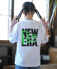 NEW ERA ニューエラ 半袖 Tシャツ キッズ ジュニア 子供 シンプル YTH