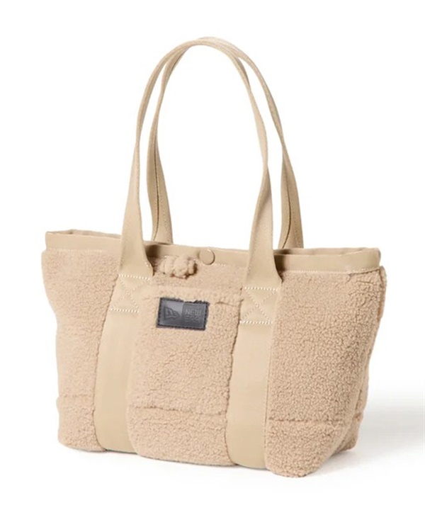 NEW ERA ニューエラ トートバッグ 6.0L 小型 TOTE BAG M BOA FLEECE BEI 15121544