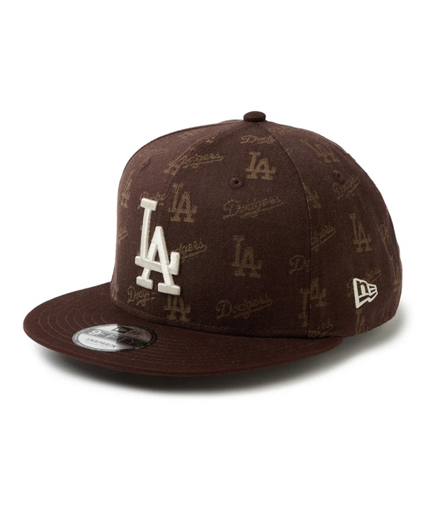 NEW ERA ニューエラ キャップ 9FIFTY MLB Jacquard ロサンゼルス・ドジャース ブラウン 14744818