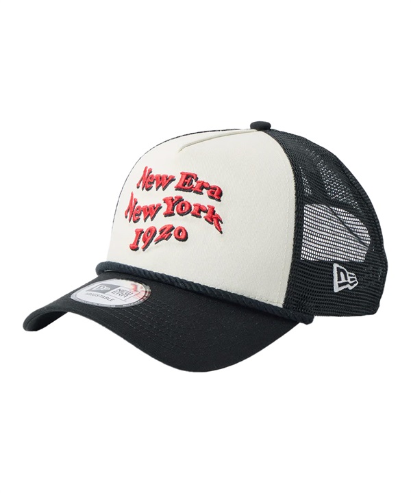NEW ERA ニューエラ キャップ メッシュ ロゴ 9FORTY A-Frameトラッカー Wave Logo 14744861