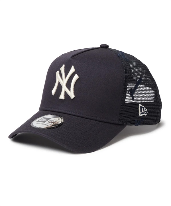 NEW ERA ニューエラ キャップ メッシュ 9FORTY A-Frame トラッカー ニューヨーク・ヤンキース MLB Embroidered Mesh ネイビー 14744897
