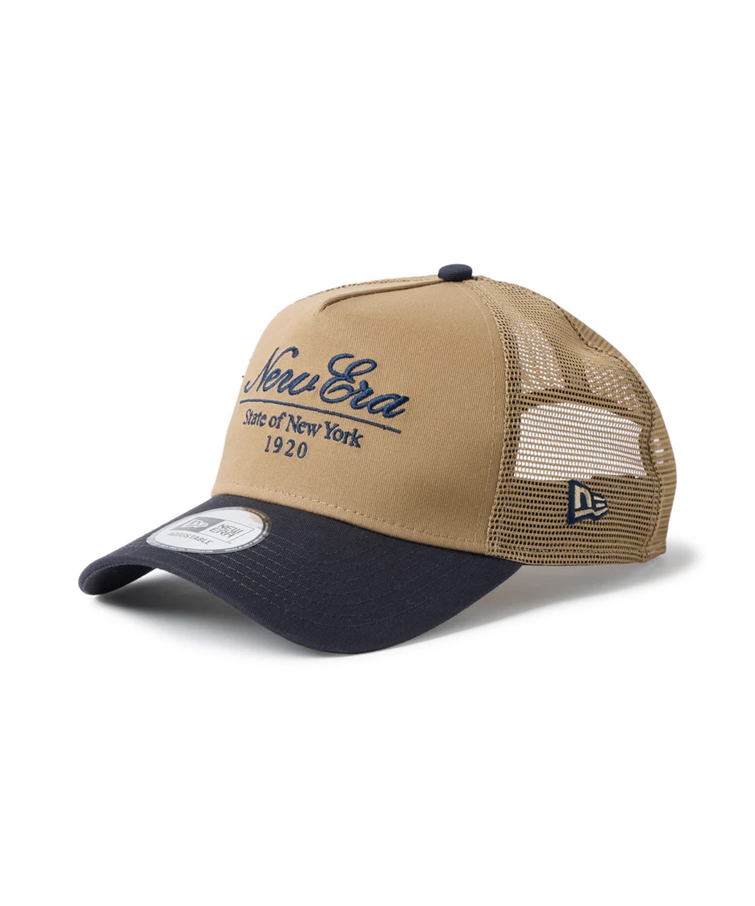 NEW ERA ニューエラ キャップ メッシュ Classic Script カーキ