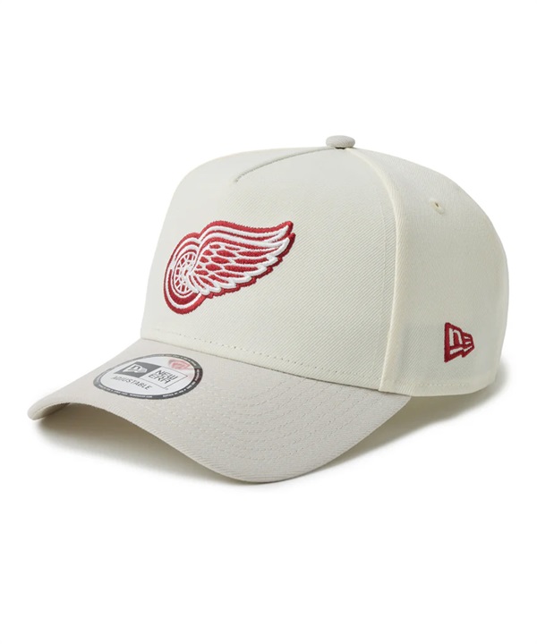 NEW ERA ニューエラ キャップ 9FORTY A-Frame NHL デトロイト・レッドウィングス クロームホワイト ストーン 14744965