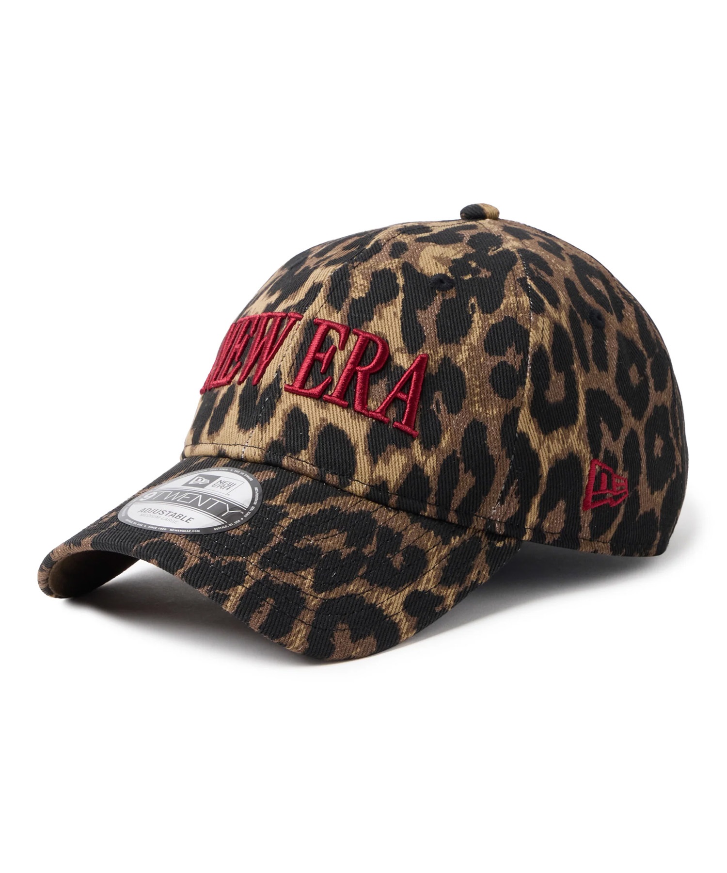 NEW ERA ニューエラ キャップ 9TWENTY Leopard ブラウン レッド