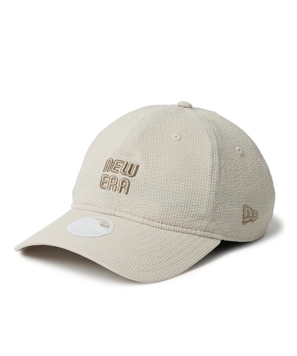 NEW ERA ニューエラ キャップ レディース GFW 9TWENTY SQ LEERSUCKER BEI 14747143