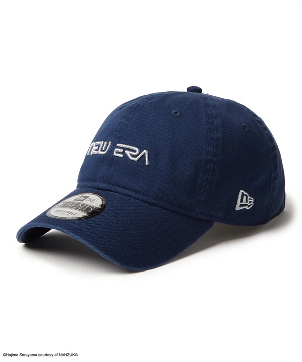 NEW ERA ニューエラ キャップ 9TWENTY HAJIME SORAYAMA NEロゴ メタリック オーシャンサイドブルー シルバー 14881965
