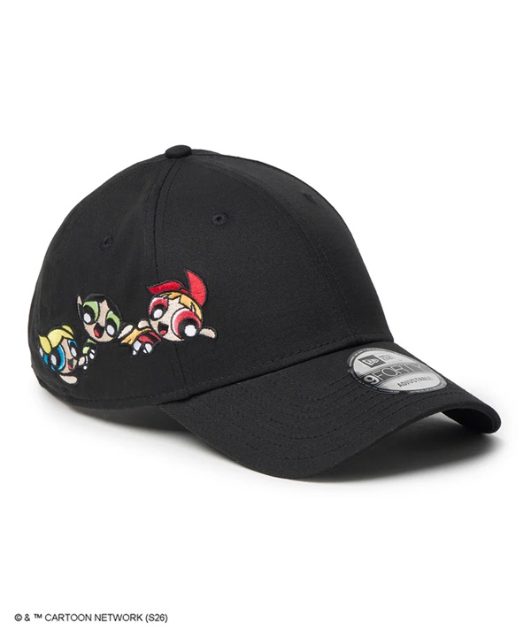 NEW ERA ニューエラ × The Powerpuff Girls パワーパフガールズ コラボ キャップ 9FORTY サイド ブラック 14867697