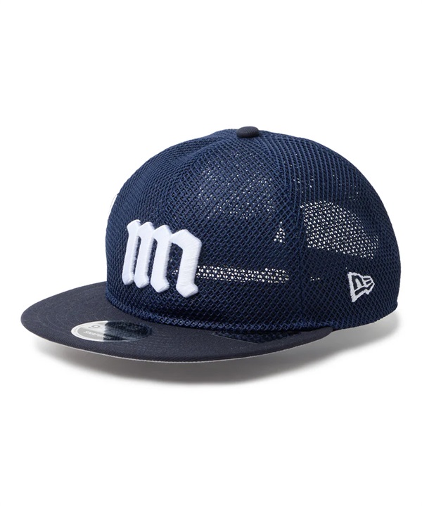 NEW ERA ニューエラ キャップ RC 9FIFTY Flat Visor powered by GORO  min-nano  ダブルメッシュ ネイビー 14880369
