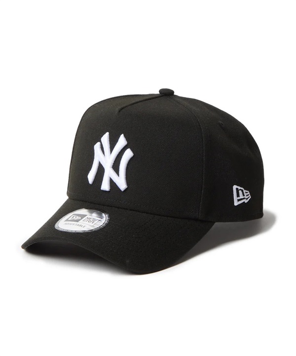 NEW ERA ニューエラ キャップ 9FORTY A-Frame MLB Black and White 14667883