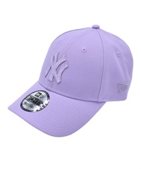 NEW ERA ニューエラ キャップ 9FORTY ニューヨーク・ヤンキース ラインストーン パープル 15200425 ムラサキスポーツ限定(TPUR-ONE)