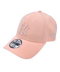 NEW ERA ニューエラ キャップ 9FORTY ニューヨーク・ヤンキース ラインストーン オレンジ 15200427 ムラサキスポーツ限定(PCH-ONE)