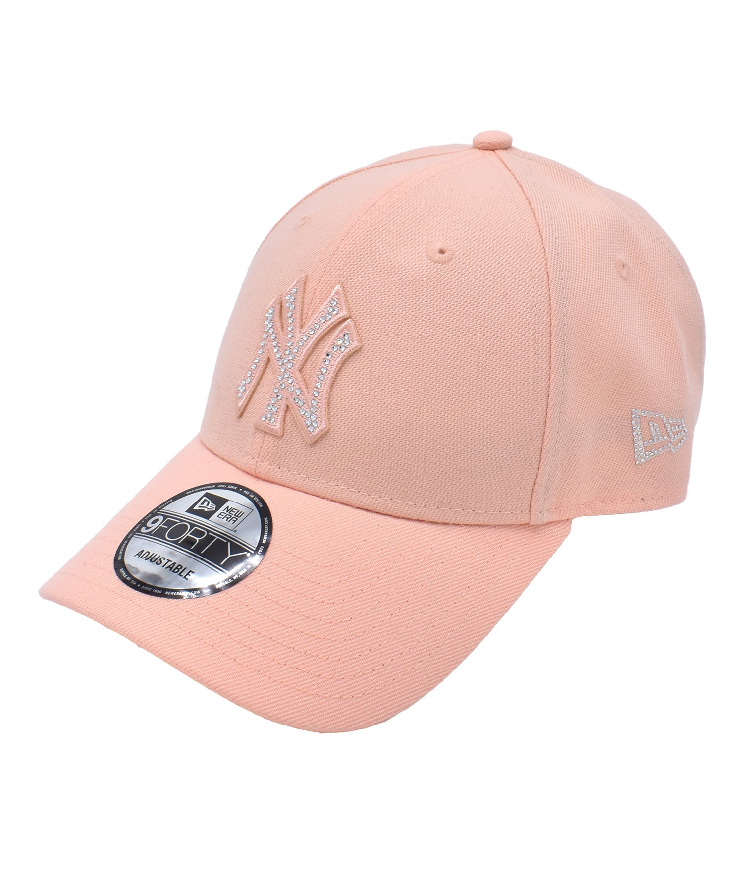 NEW ERA ニューエラ キャップ 9FORTY ニューヨーク・ヤンキース ラインストーン オレンジ 15200427 ムラサキスポーツ限定(PCH-ONE)