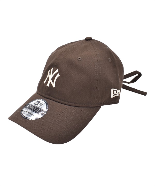 NEW ERA ニューエラ キャップ 9TWENTY リボン ニューヨーク・ヤンキース ブラウン 15200467 ムラサキスポーツ限定