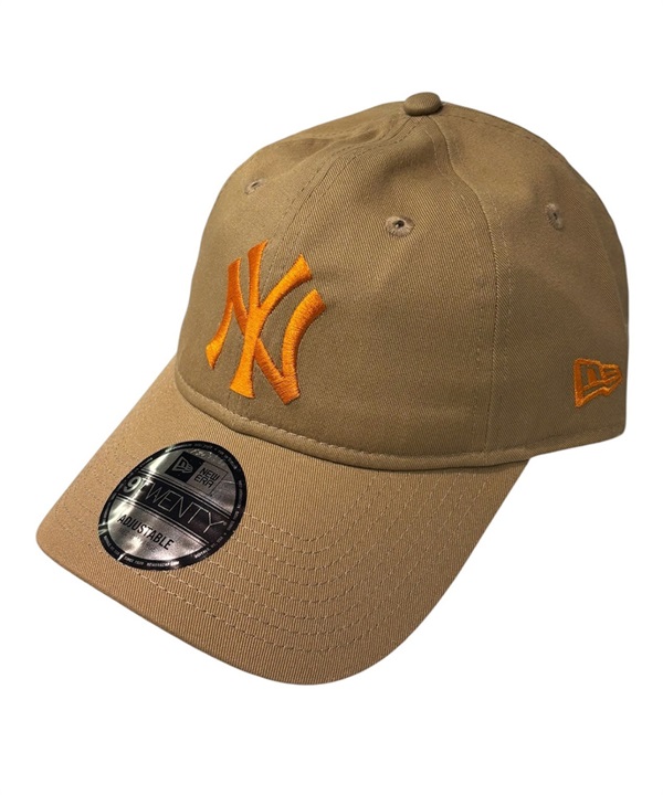 NEW ERA ニューエラ キャップ 9TWENTY クロスストラップ ニューヨーク・ヤンキース MORTAR TOKYO LIMITED カーキ×オレンジ 15202922 ムラサキスポーツ限定