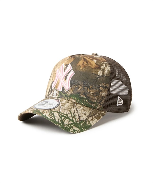NEW ERA ニューエラ キャップ メッシュ ニューヨーク・ヤンキース リアルツリーカモ 9FORTY A-Frame トラッカー MLB Real Tree Camo 15137096