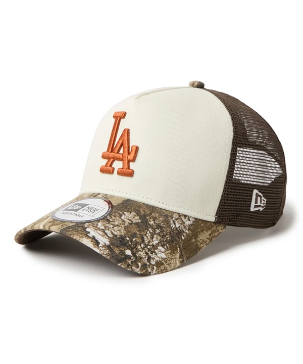 NEW ERA ニューエラ キャップ メッシュ 9FORTY A-Frame トラッカー MLB Real Tree Camo ロサンゼルス・ドジャース リアルツリーカモ 15137101