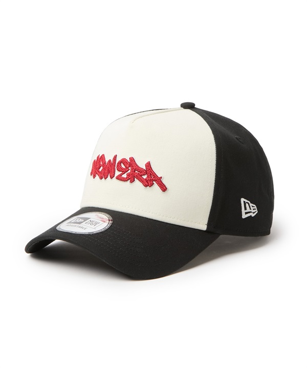 NEW ERA ニューエラ キャップ 9FORTY A-Frame Tagging Logo ブラック クローム 15137116