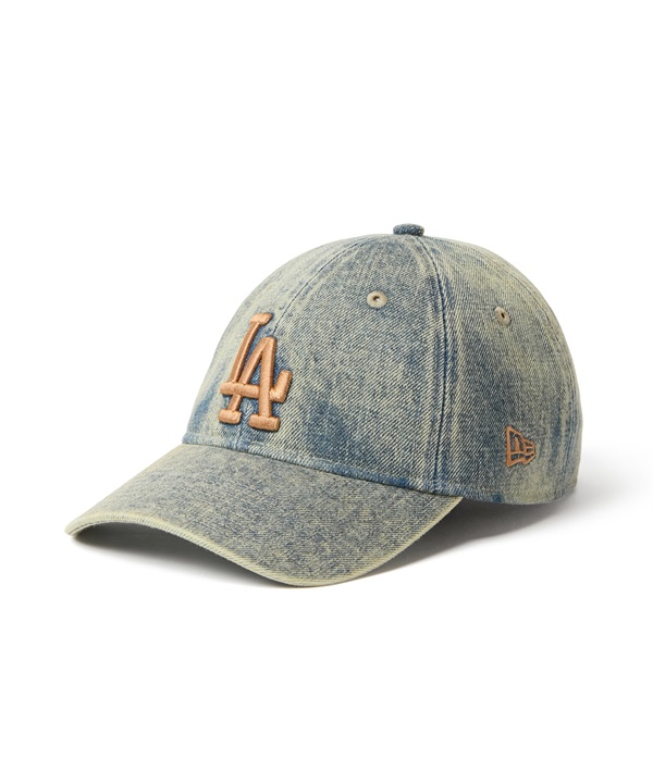 NEW ERA ニューエラ キャップ 帽子 9TWENTY Over Dye Denim ロサンゼルス・ドジャース ネイビー 15137272