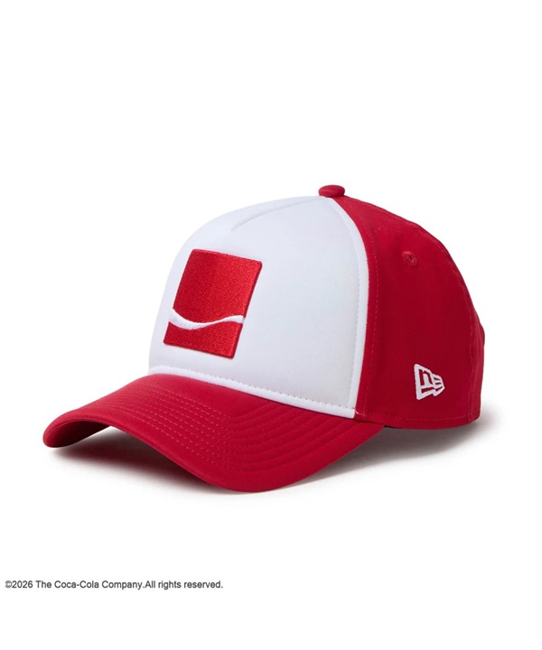 NEW ERA ニューエラ キャップ コカ・コーラ コラボ 9FORTY A-Frame COCA-COLA WHI SCA 15154812