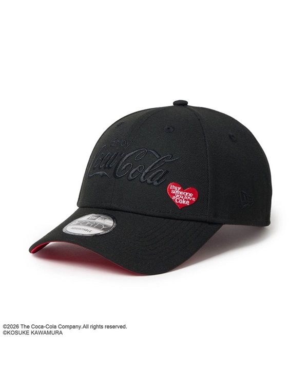 NEW ERA ニューエラ キャップ コカ・コーラ コラボ 9FORTY Coca-Cola designed by Kosuke Kawamura BLK 15156410