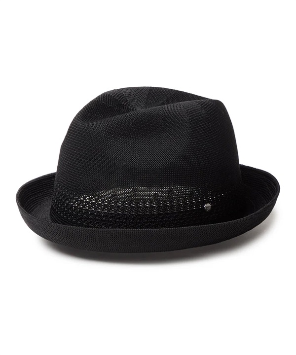 NEW ERA ニューエラ ハット 中折れ帽 ニットフェドーラ Knit Fedora ブラック メタルピン シルバー 14744689