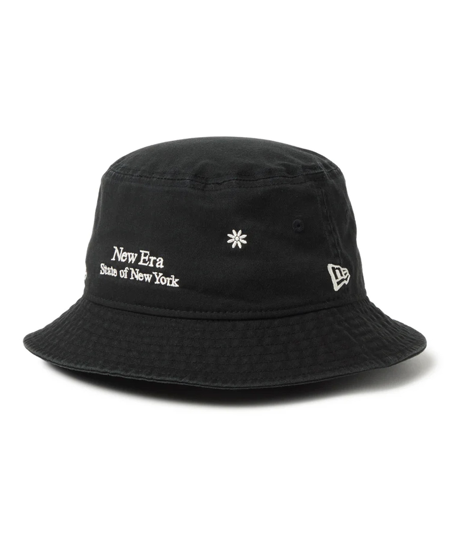 NEW ERA ニューエラ ハット バケット01 Flower Embroidery ブラック