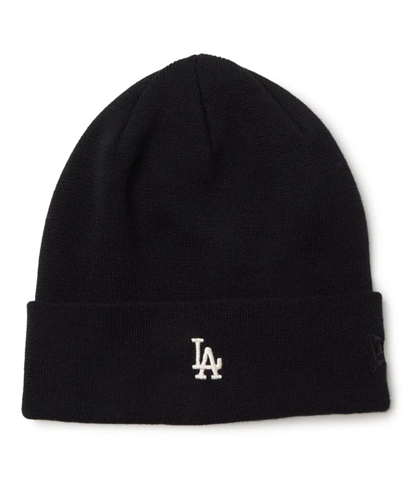 NEW ERA ニューエラ ビーニー ニット帽 ベーシック カフニット Cool Max ロサンゼルス・ドジャース ブラック 14744794