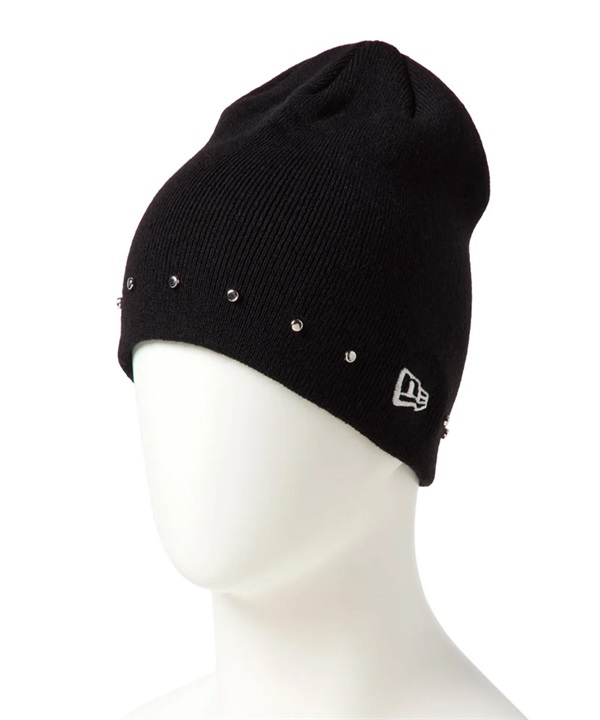 NEW ERA ニューエラ ビーニー ニット帽 BASIC BEANIE STUDS ブラック 15119688