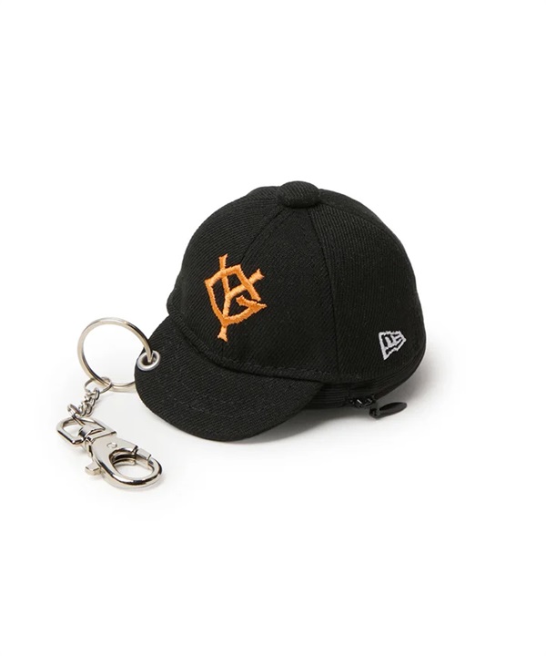 NEW ERA ニューエラ キーホルダー チャーム ミニキャップ イヤホンケース 読売ジャイアンツ ブラック 15135245