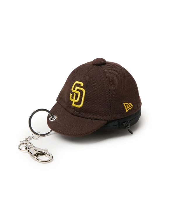 NEW ERA ニューエラ キーホルダー チャーム ミニキャップ イヤホンケース サンディエゴ・パドレス バーントウッド 15135248