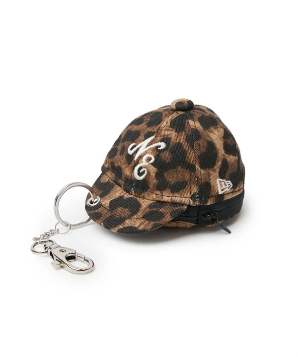 NEW ERA ニューエラ キーホルダー チャーム ミニキャップ イヤホンケース クラシックロゴ レオパード 15135256