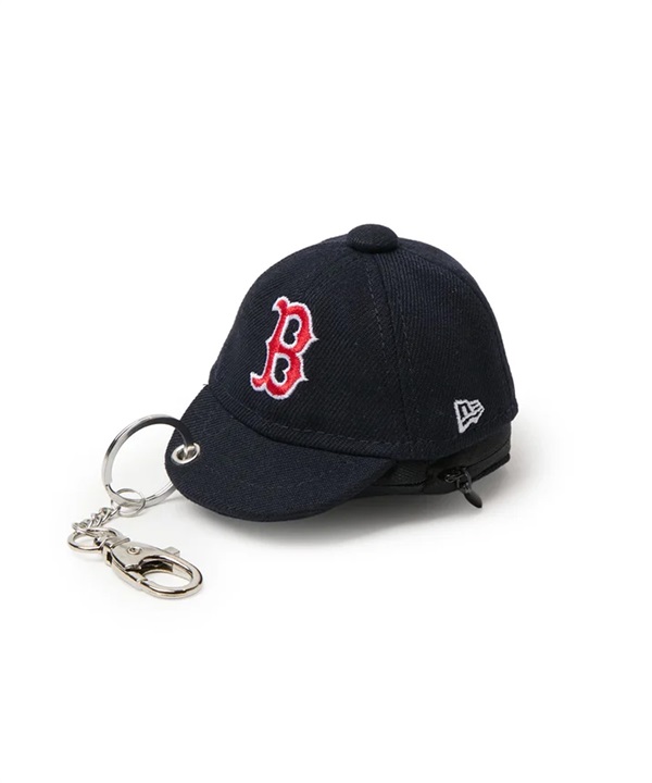 NEW ERA ニューエラ キーホルダー チャーム ミニキャップ イヤホンケース ボストン・レッドソックス ネイビー 15138031