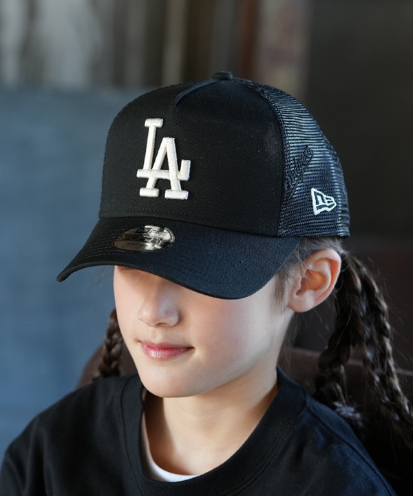 NEW ERA ニューエラ キャップ キッズ ジュニア 子供 9FORTY YTH 940AFTR  EMB MESH BLK 14747014