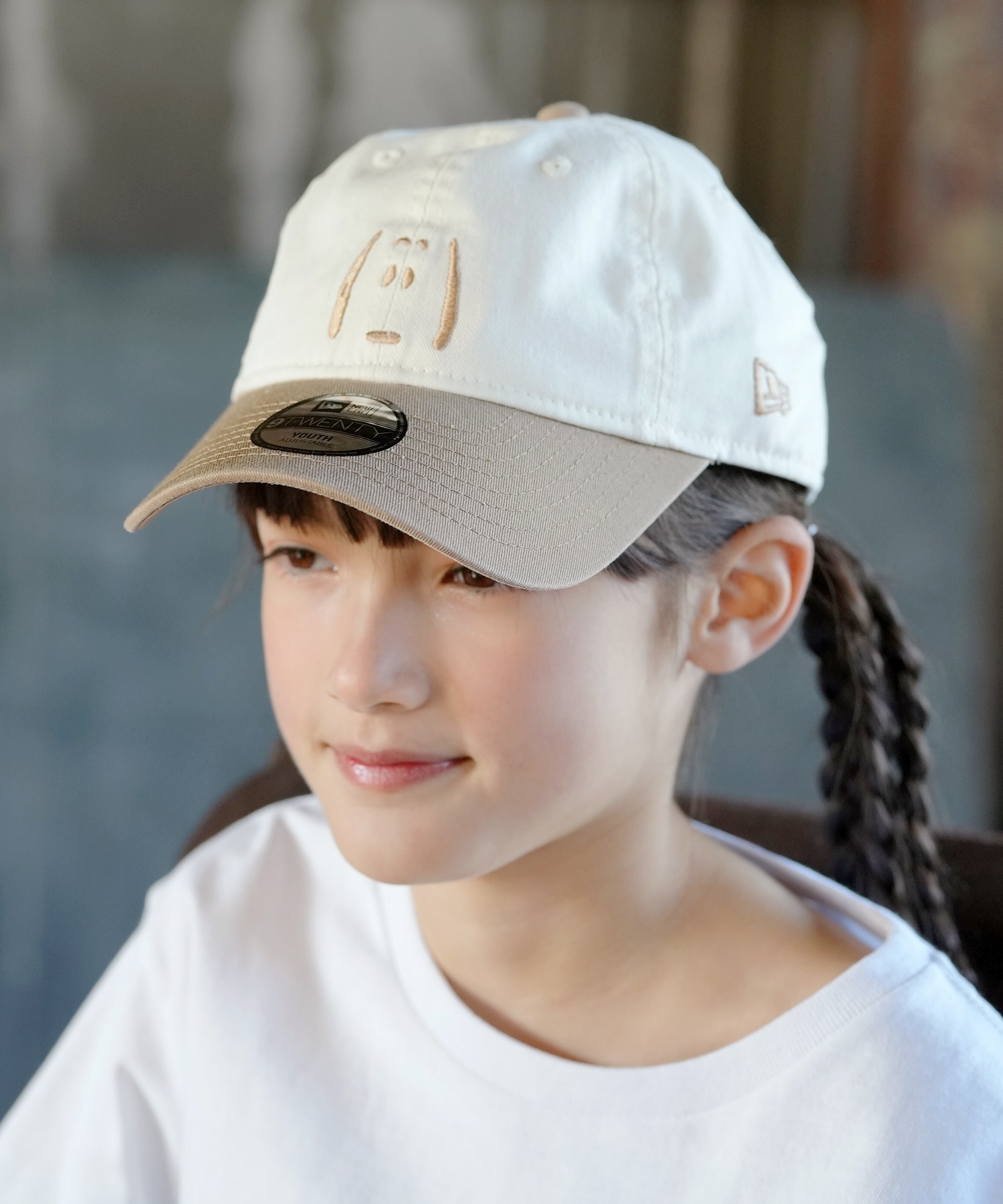 スヌピー　K 22 NEW ERA ニューエラ キャップ キッズ スヌーピー コラボ Youth 920
