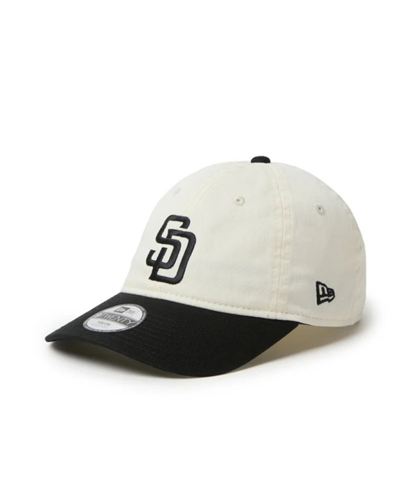 NEW ERA ニューエラ キャップ 帽子 CLD920 Child 9TWENTY キッズ 子供 サンディエゴ・パドレス クロームホワイト ブラック MLB 2-Tone 15125407