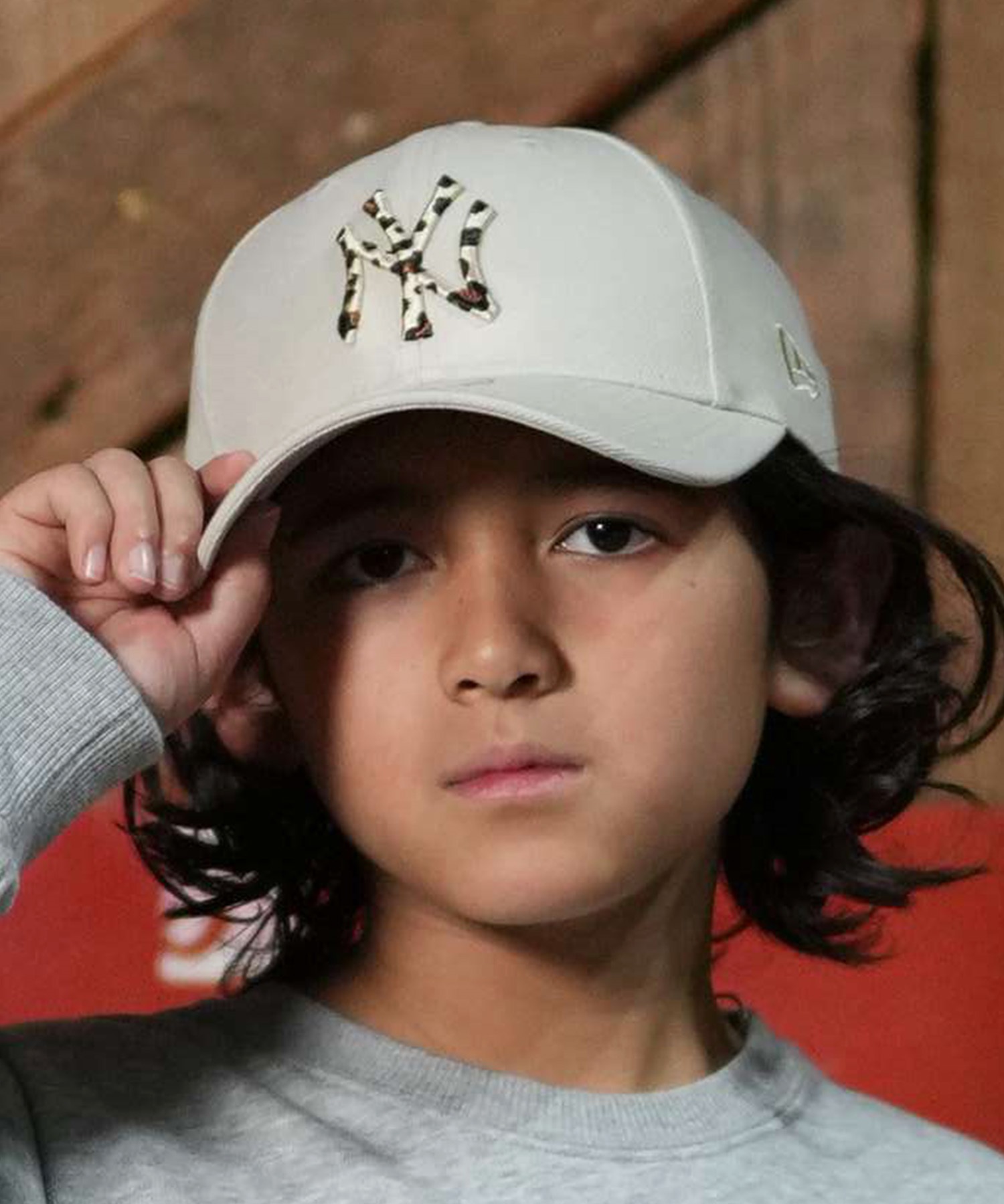 NEW ERA ニューエラ キャップ キッズ 子供 Youth 9FORTY レオパード