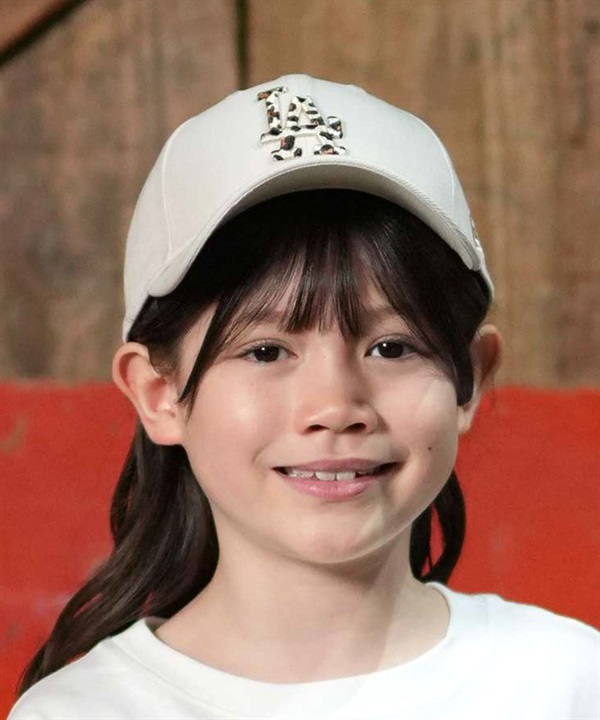 NEW ERA ニューエラ キャップ キッズ 子供 Youth 9FORTY レオパードロゴ ロサンゼルス・ドジャース ストーン 15228642 ムラサキスポーツ限定
