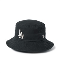 NEW ERA ニューエラ ハット バケハ キッズ ジュニア 子供 Kid's バケット01 MLB ロサンゼルス・ドジャース ブラック 14747100(BLK-ML)