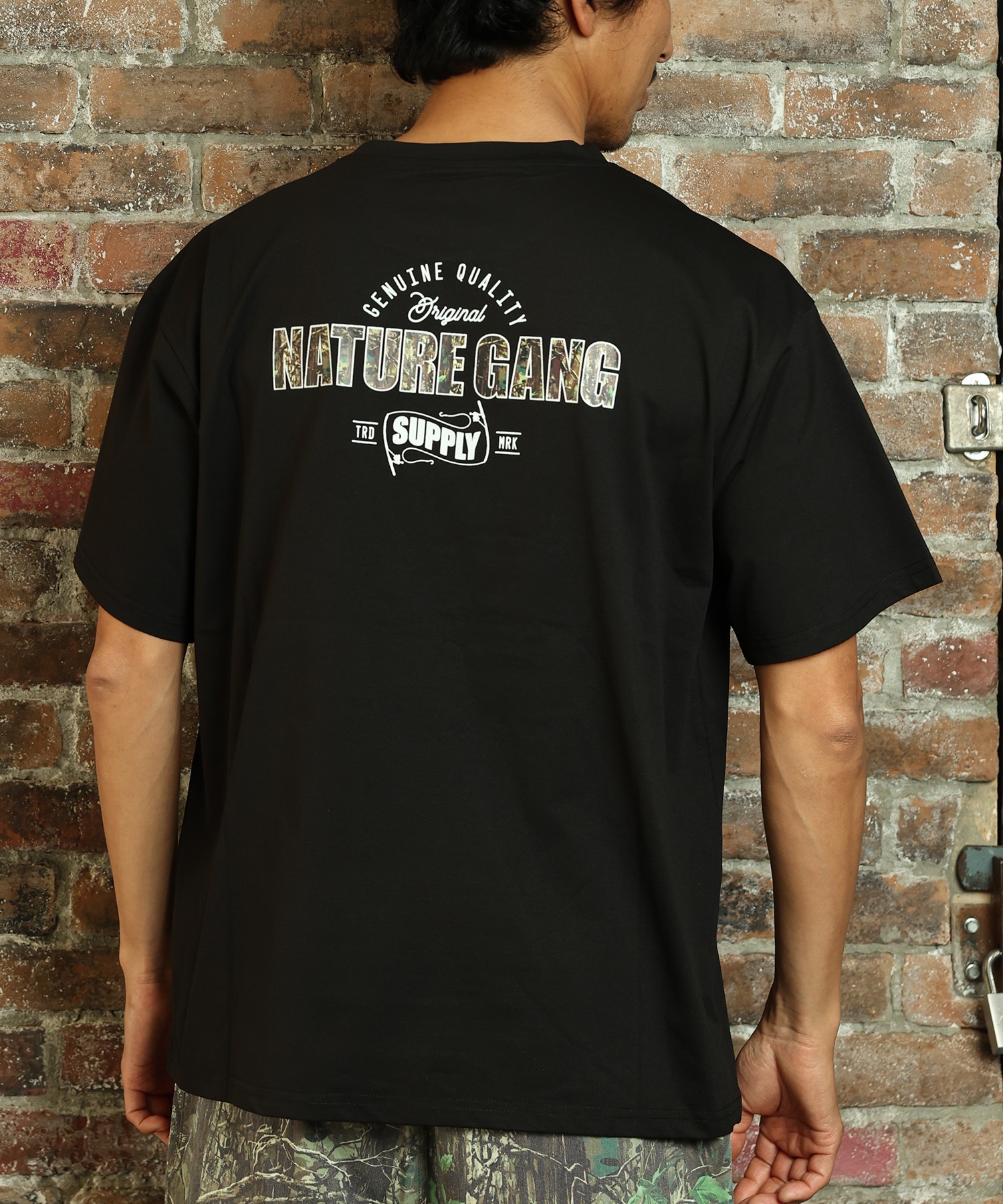 Nature Gang ネイチャーギャング 半袖 Tシャツ メンズ バックプリント