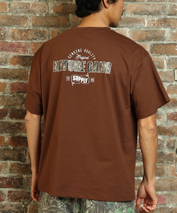 Nature Gang ネイチャーギャング 半袖 Tシャツ メンズ バックプリント NG26ST02 ムラサキスポーツ限定