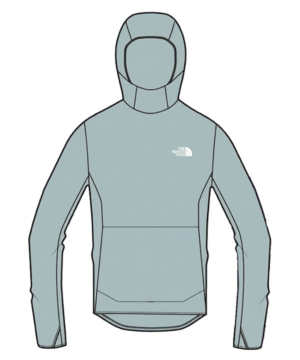 THE NORTH FACE  ザ ノース フェイス カールサイド グリッドフーディ Karside Grid スノーボード ウェア インナー ユニセックス 26-27 早期購入 店頭受取対象外