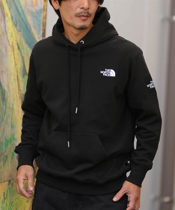 THE NORTH FACE ザ・ノース・フェイス プルオーバー パーカー メンズ ロゴ 裏毛 スクエアロゴフーディ NT12333