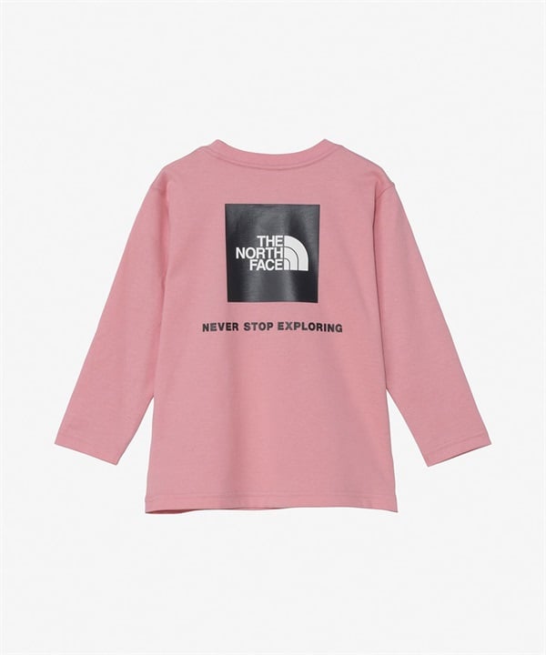 THE NORTH FACE ザ・ノース・フェイス 長袖 Tシャツ ロンT キッズ 子供 スクエアロゴ バックプリント ロングスリーブバックスクエアロゴティー NTT82640