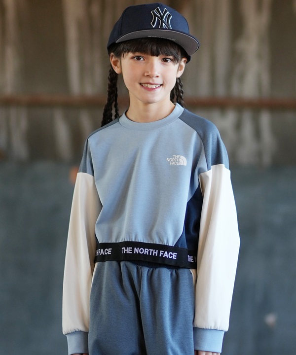 THE NORTH FACE ザ・ノース・フェイス トレーナー スウェット キッズ ジュニア 子供 クロップド丈 ショート丈 NTJ12602