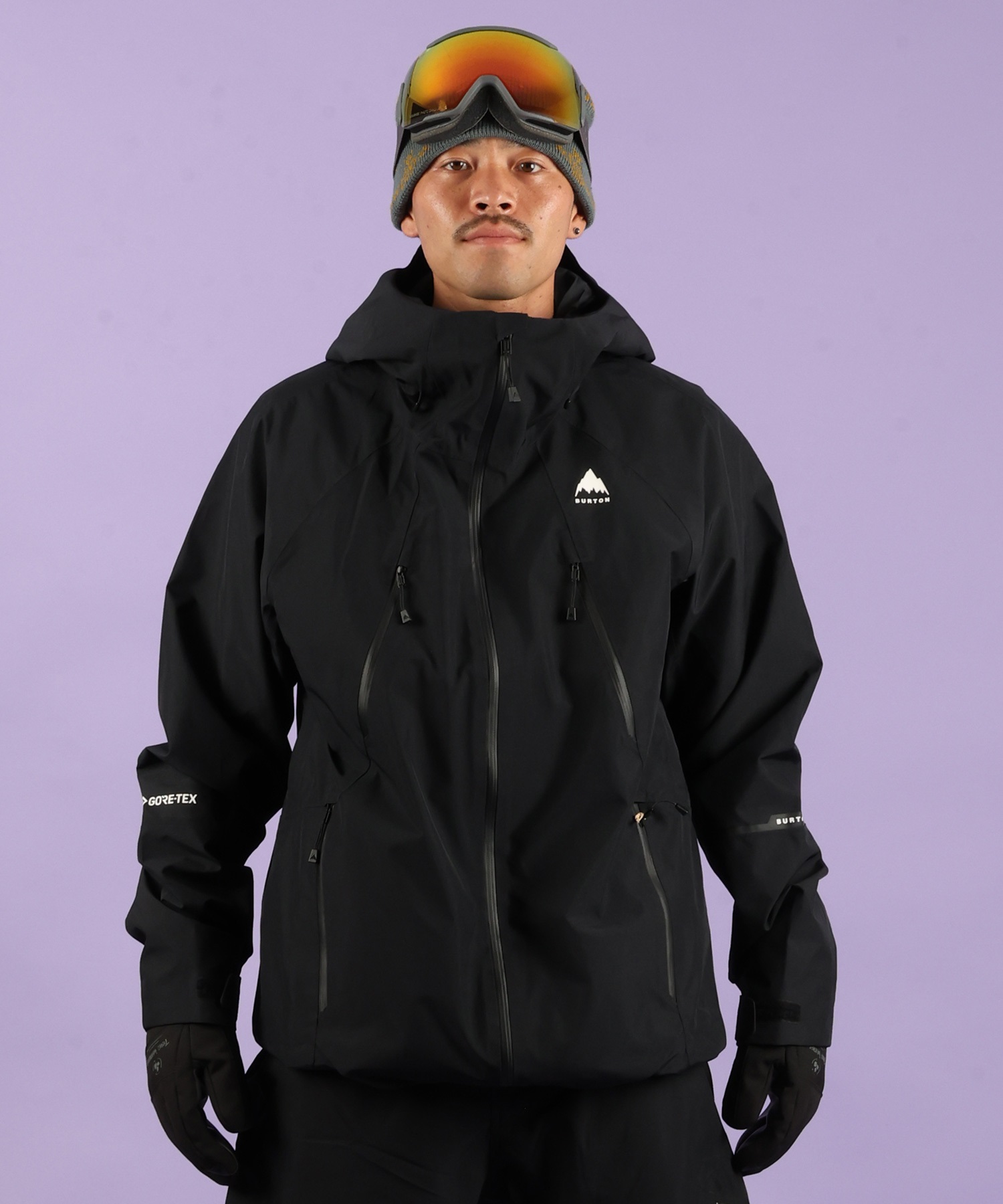 BURTON GORE-TEX フード付きスノーボードジャケット X-Small バートン BURTON メンズ リザーブ ゴアテックスジャケット Reserve