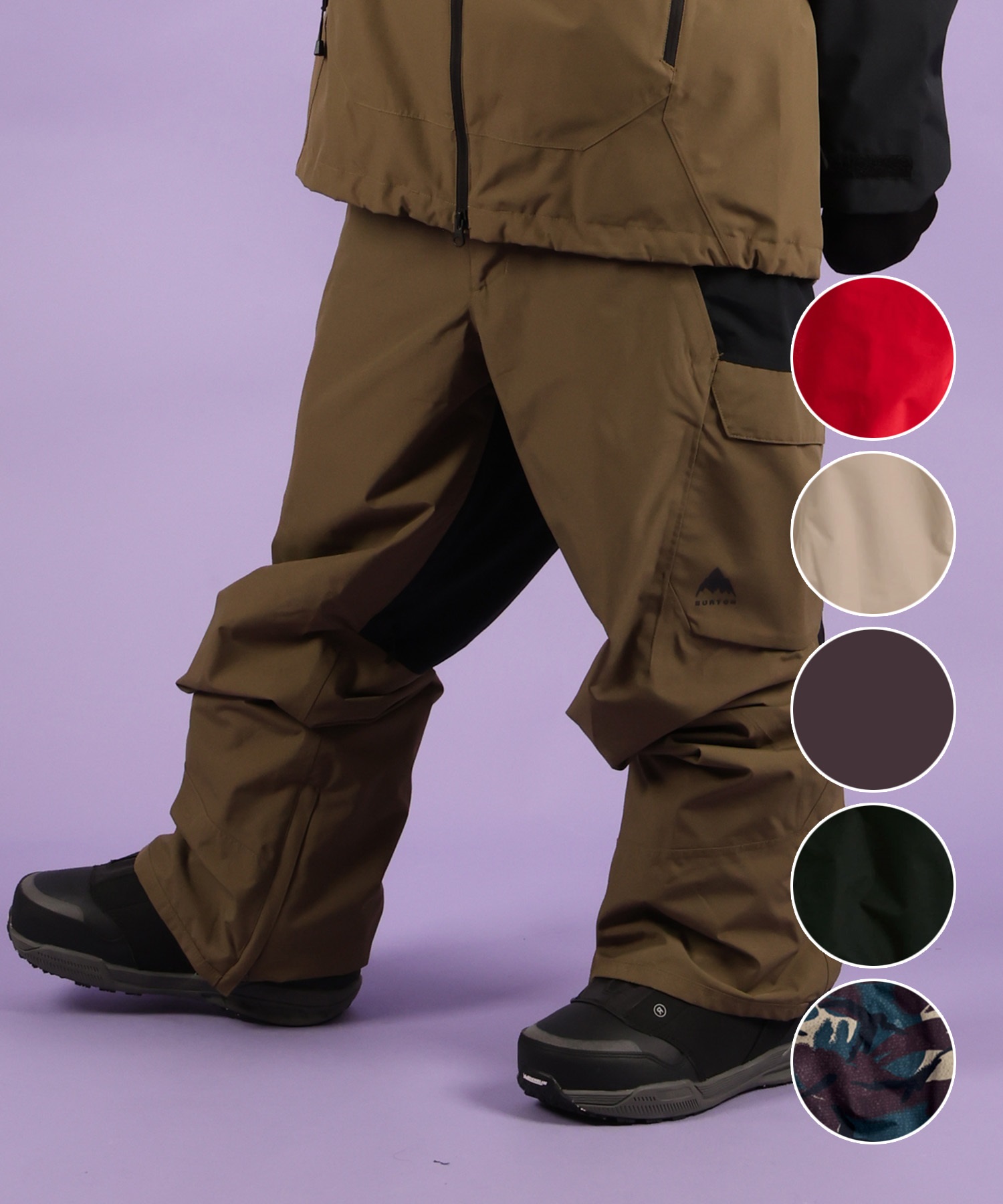 BURTON スノーボードパンツ ブラウン BURTON バートン リザーブ2Lパンツ Men's Reserve 2L Pants