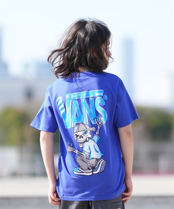 VANS バンズ 半袖 Tシャツ キッズ ジュニア 子供 バックプリント VN000TCKFRX