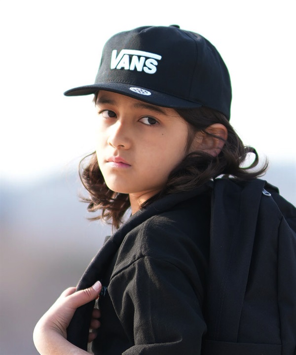 VANS バンズ キャップ キッズ ジュニア Drop V Logo Spbk VN000Q19BLK