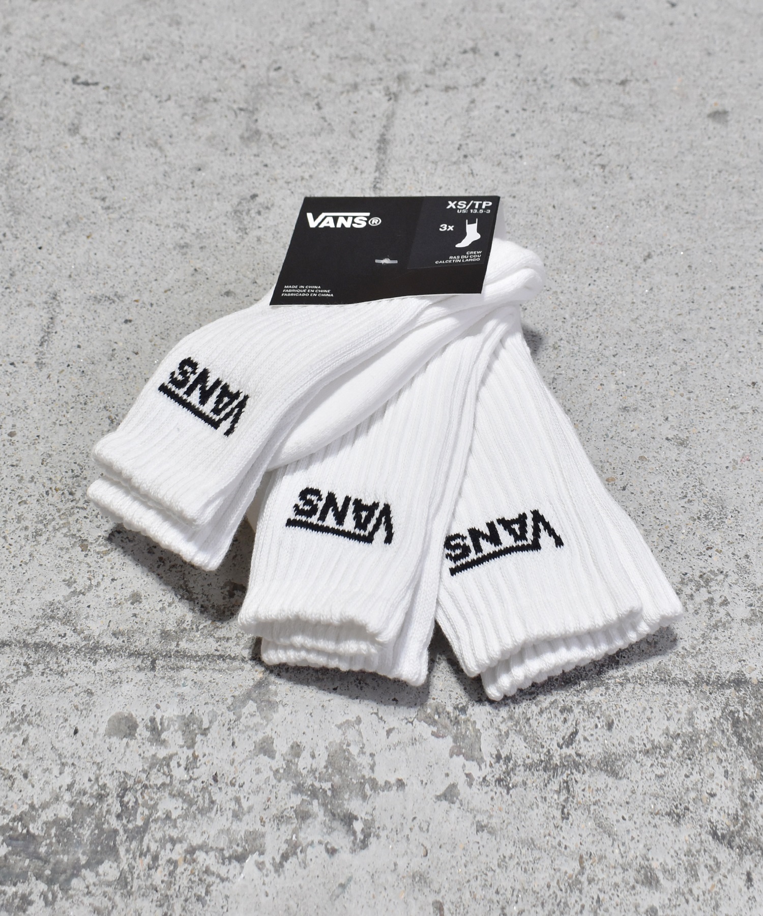 VANS バンズ ソックス 靴下 キッズ 雑貨 3足セット 18.5cm~21.0cm